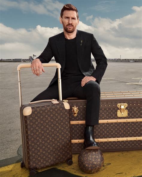 louis vuitton commercial messi|lionel Messi horizon suitcase.